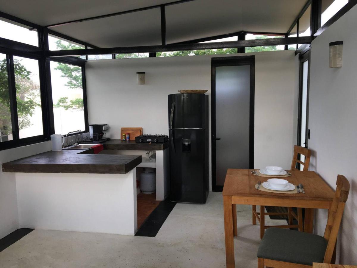 Bungalow Doble Con Vista Parcial Al Mar, Cocina Completa Vila Cuatunalco Exterior foto